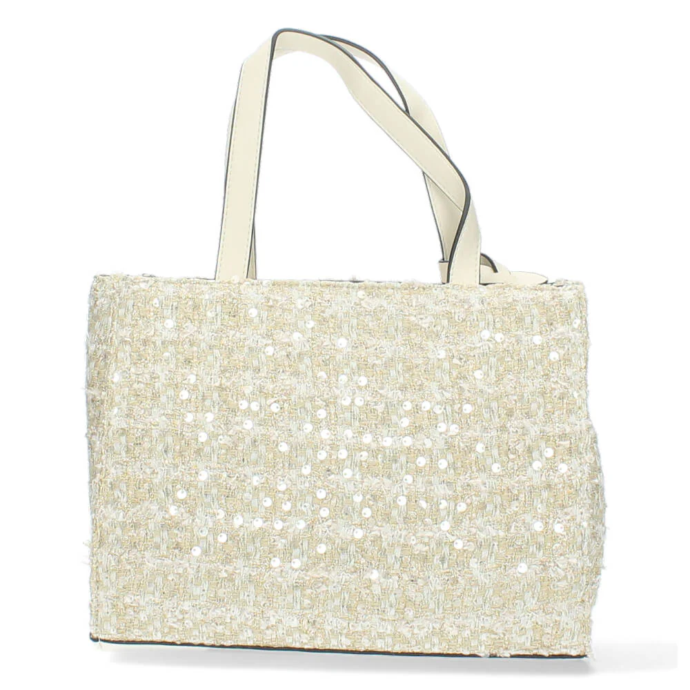 beige handtas