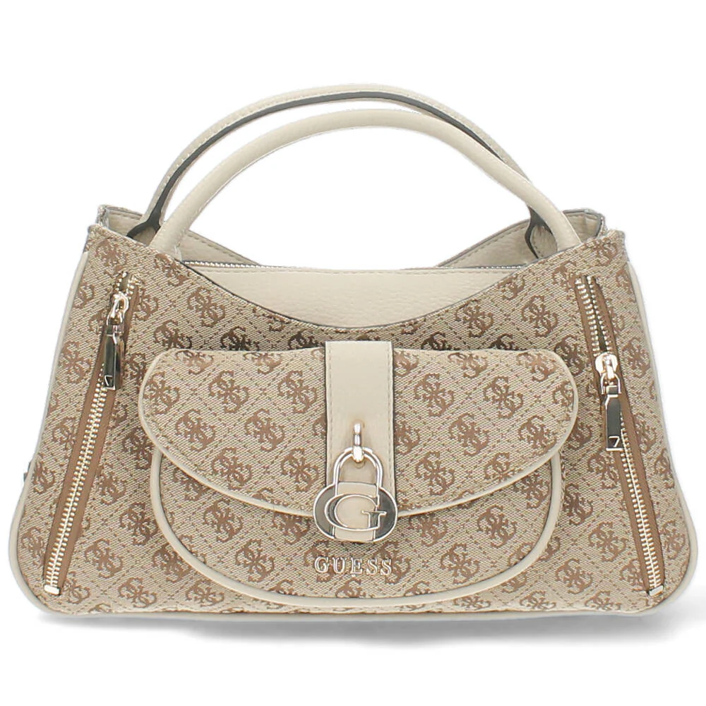 beige handtas
