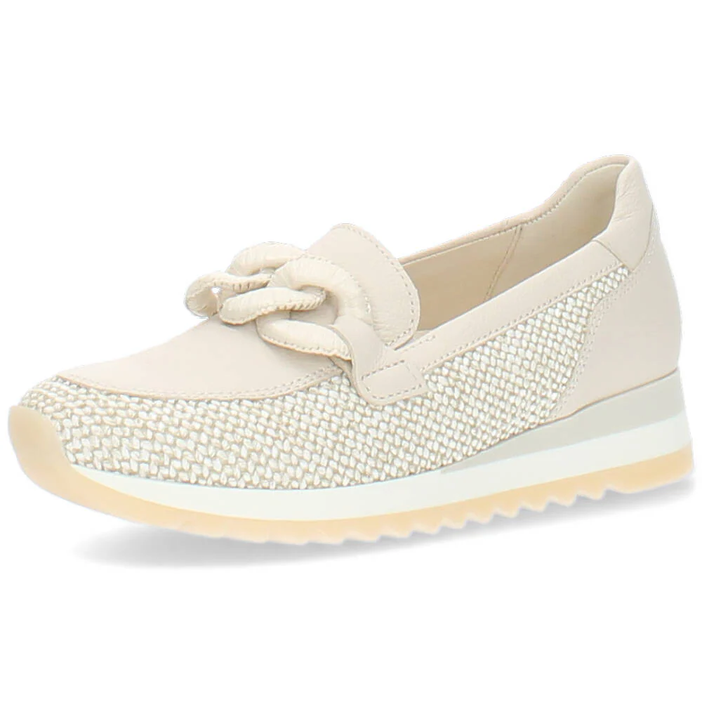 beige mocassin