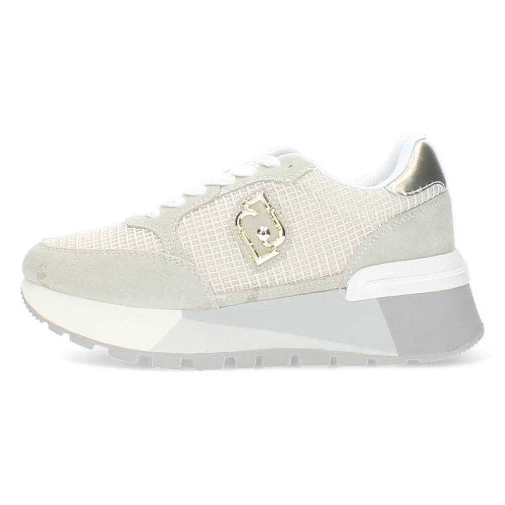 Beige plateau sneakers - Image 5