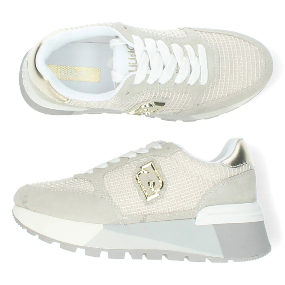Beige plateau sneakers - Image 6