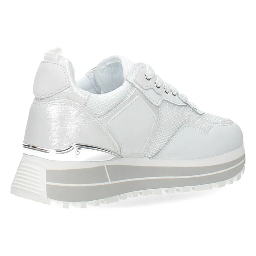 Beige plateau sneakers - Image 3