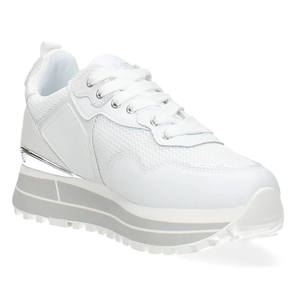 Beige plateau sneakers - Image 4