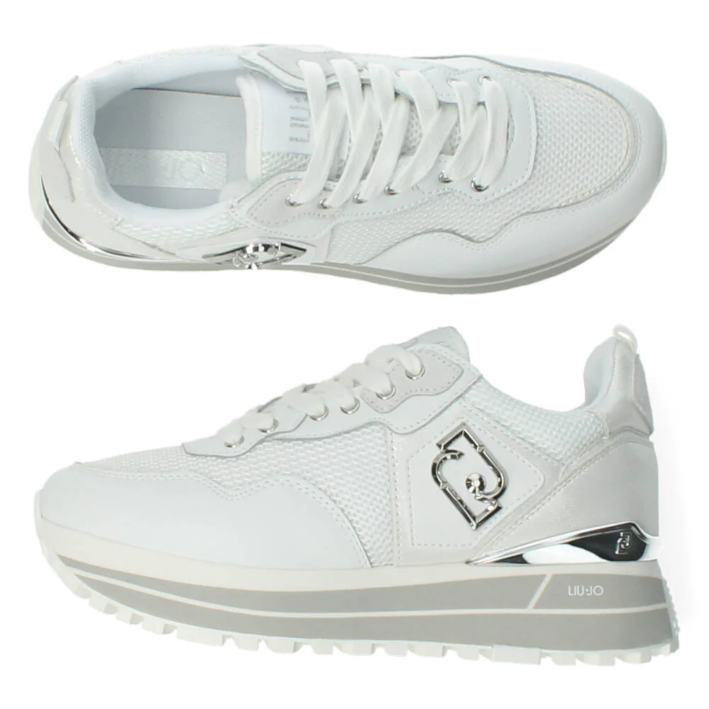 Beige plateau sneakers - Image 6