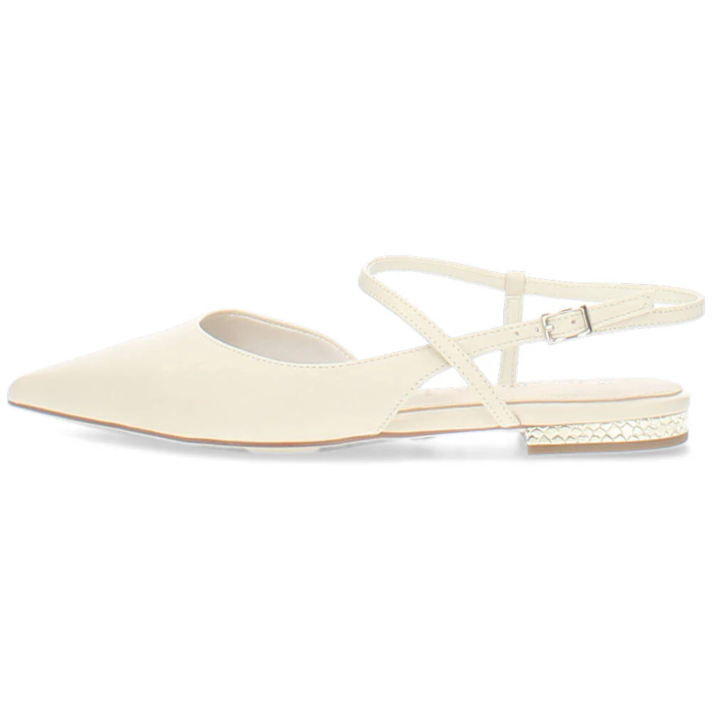 beige slingback - Image 2