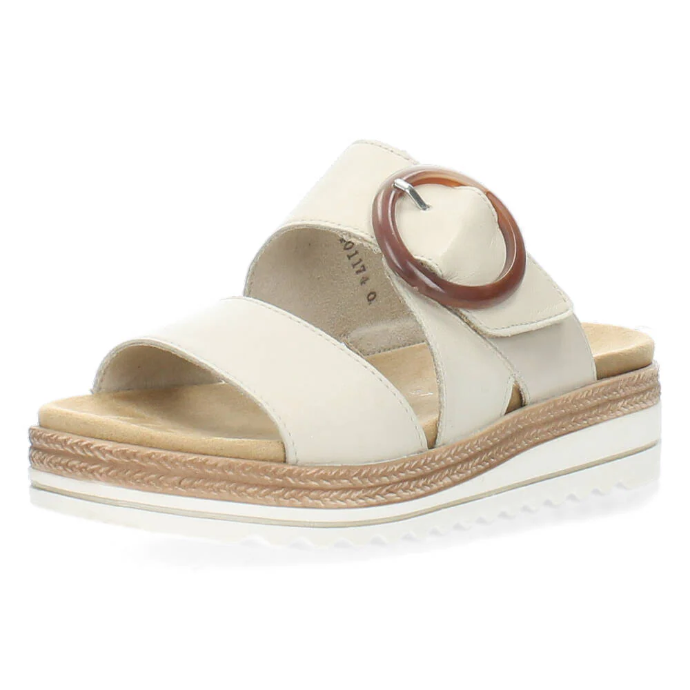 Beige slippers