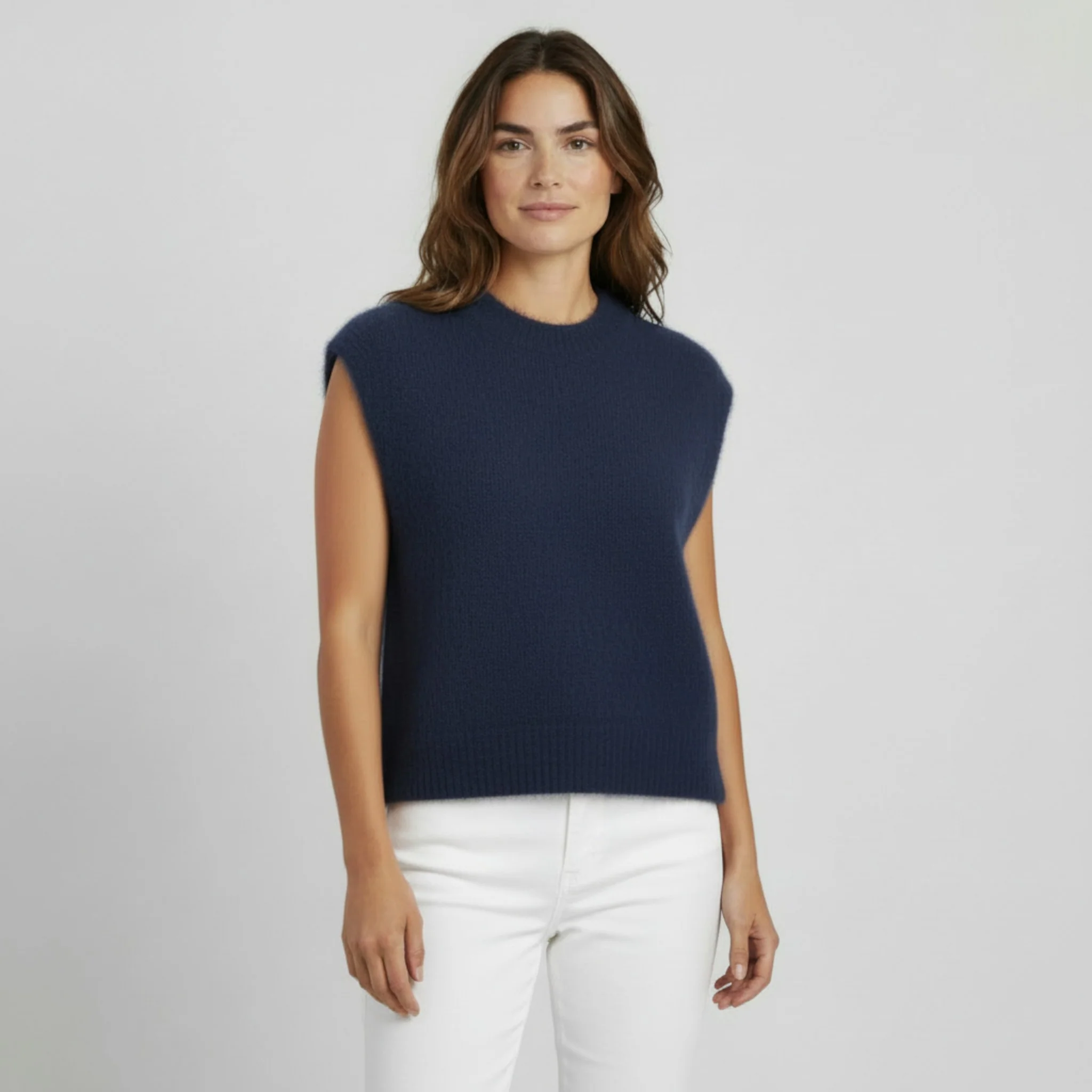 blauwe debardeur