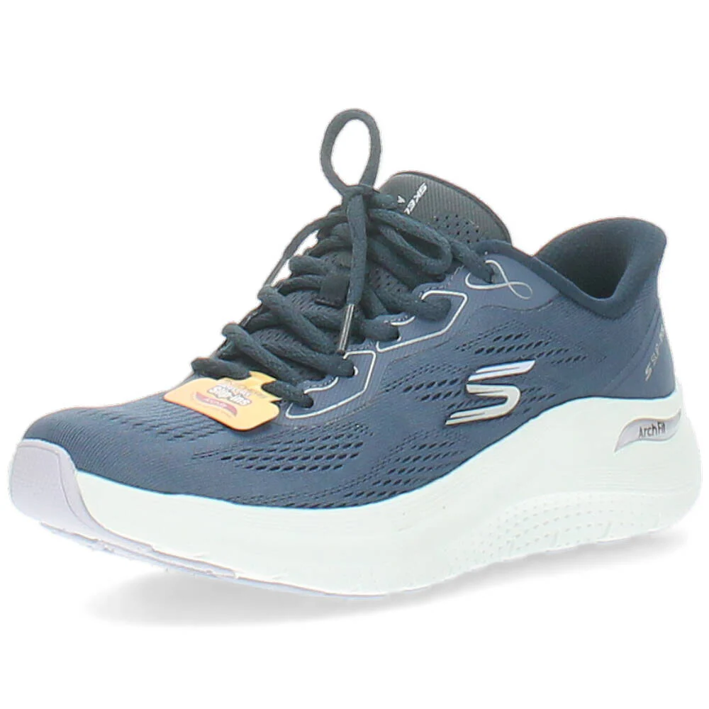 blauwe sneaker