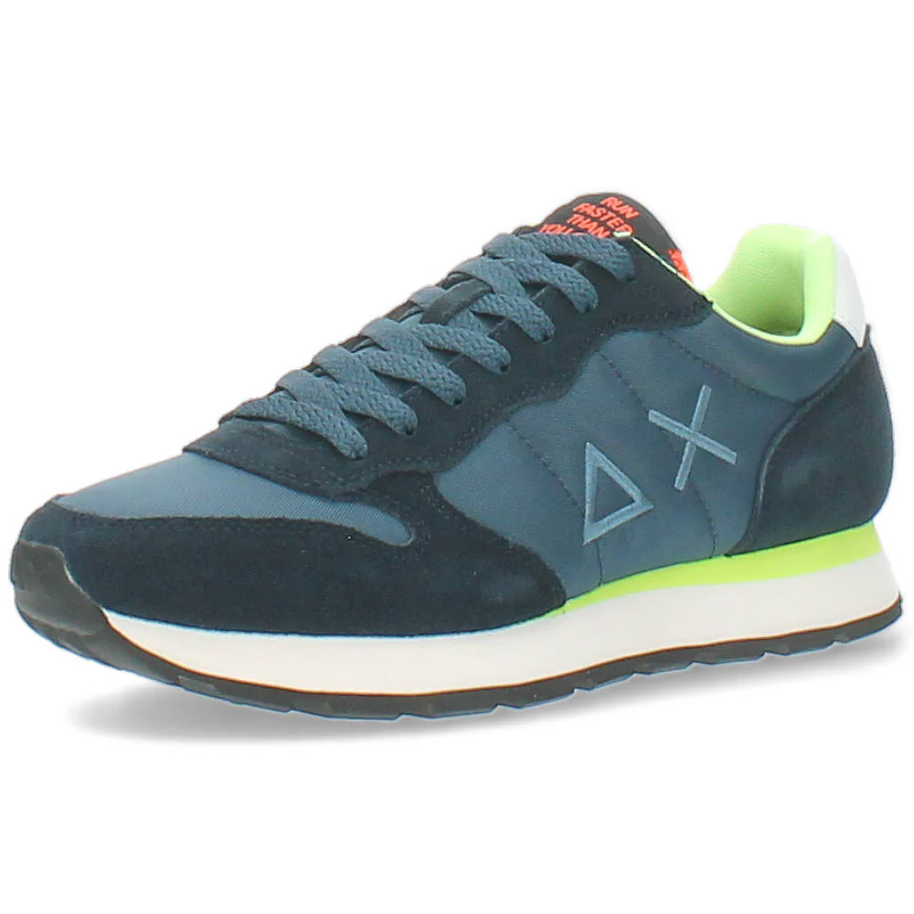 blauwe sneaker