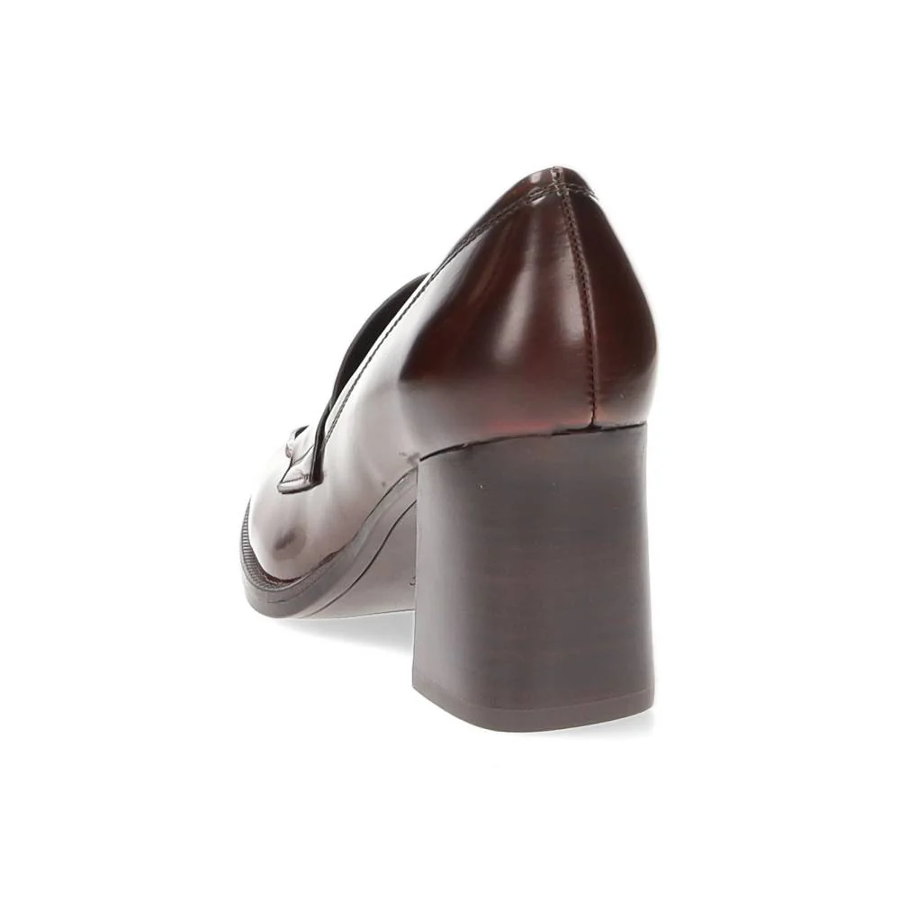 bruine mocassin op hak - Image 4