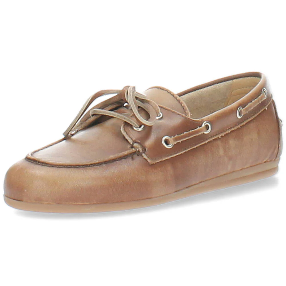cognac bootschoen