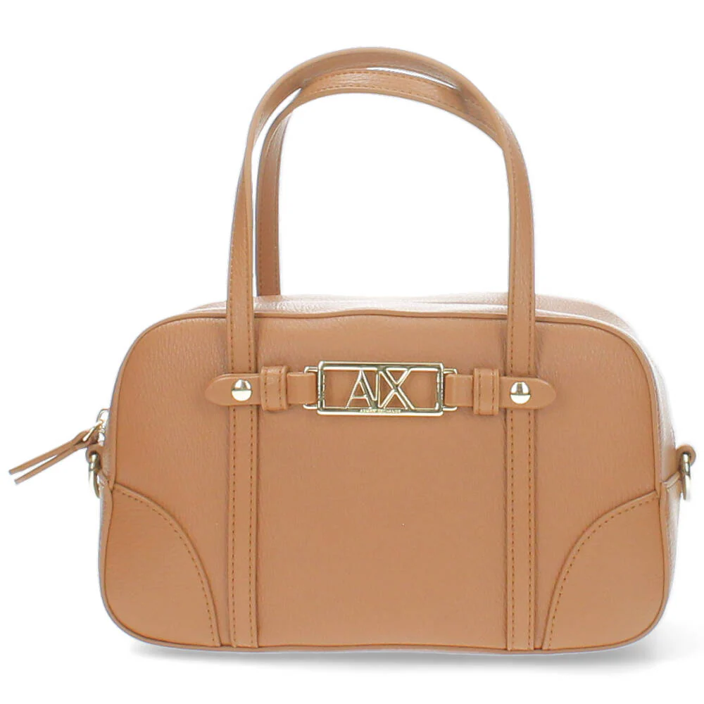 cognac handtas