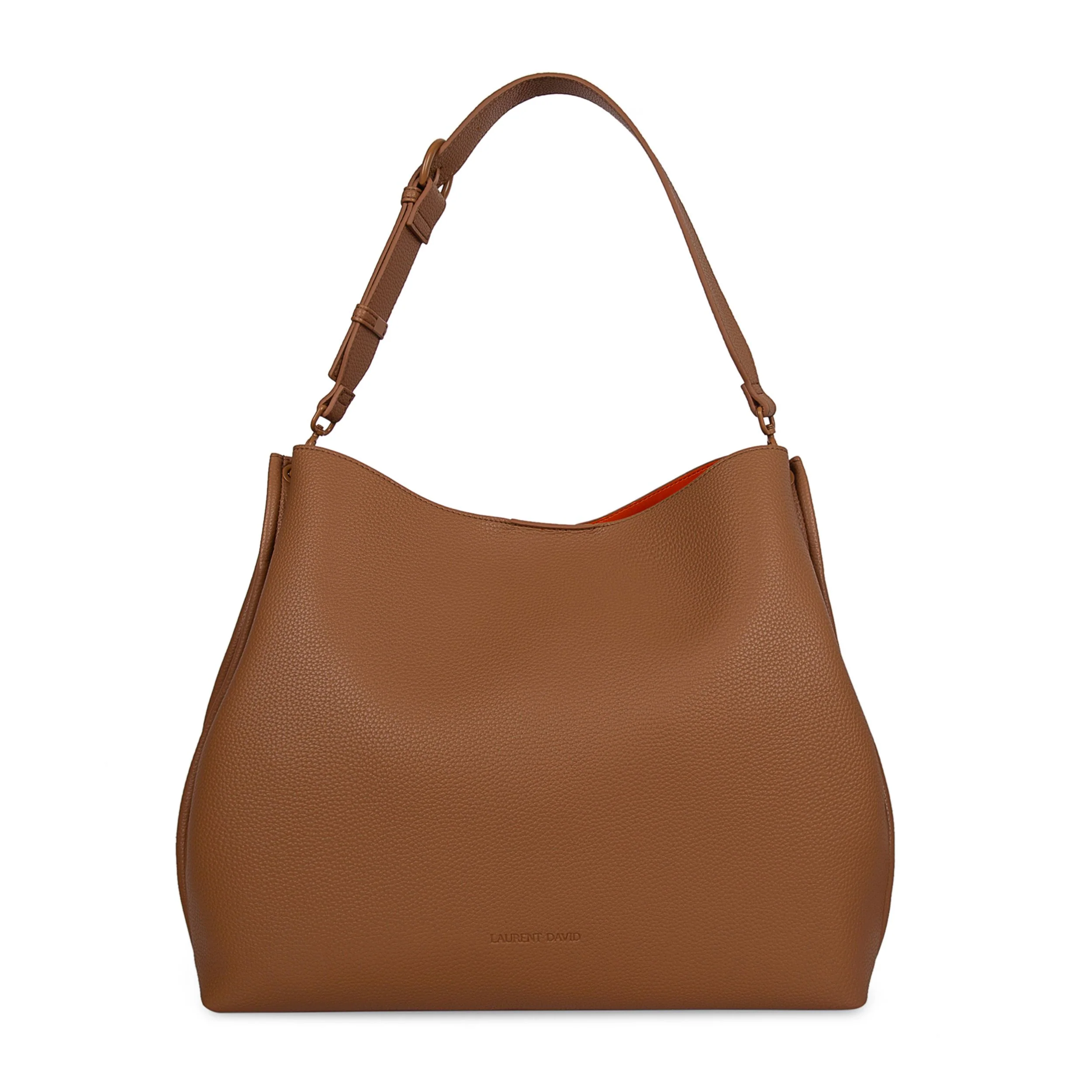 cognac handtas