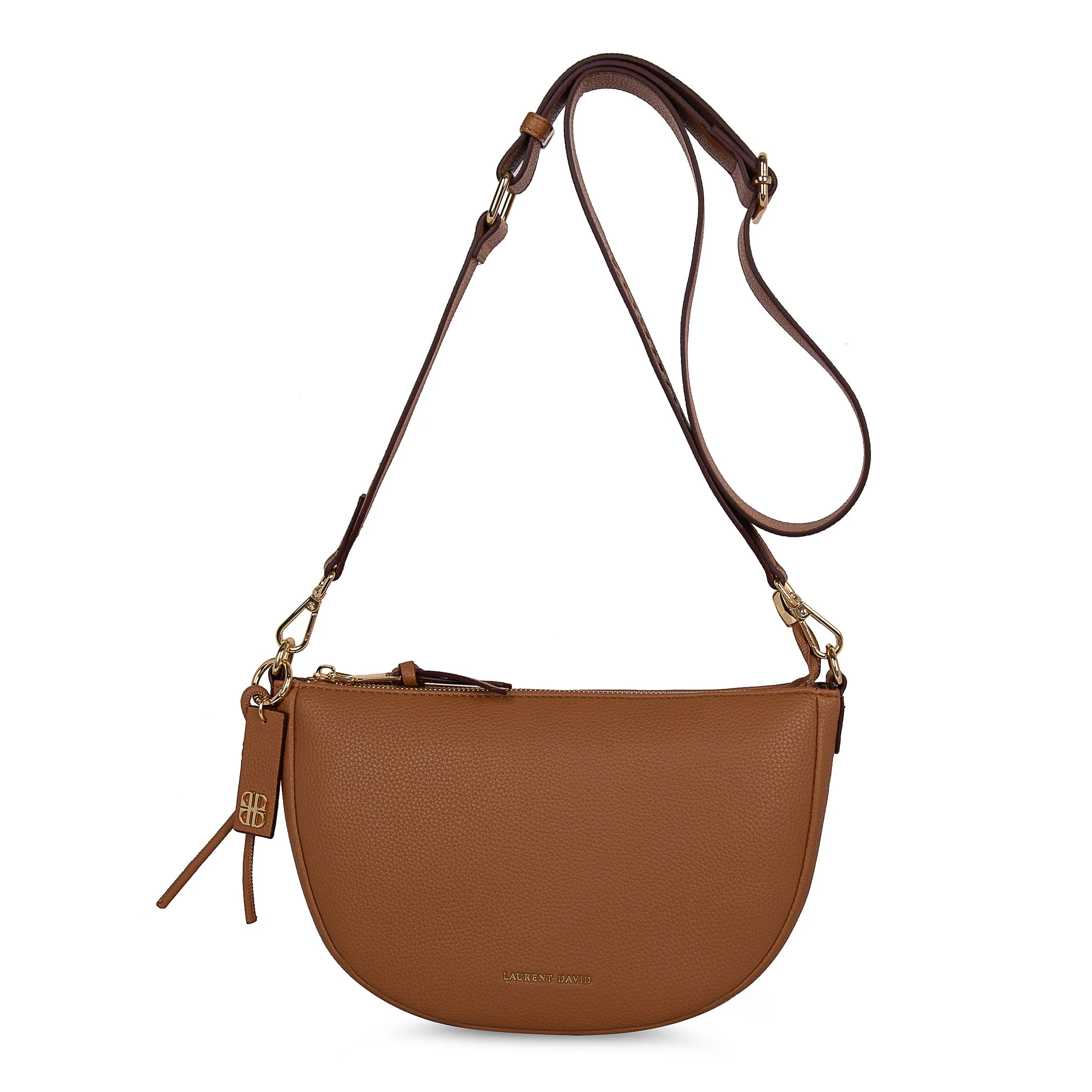 cognac handtas