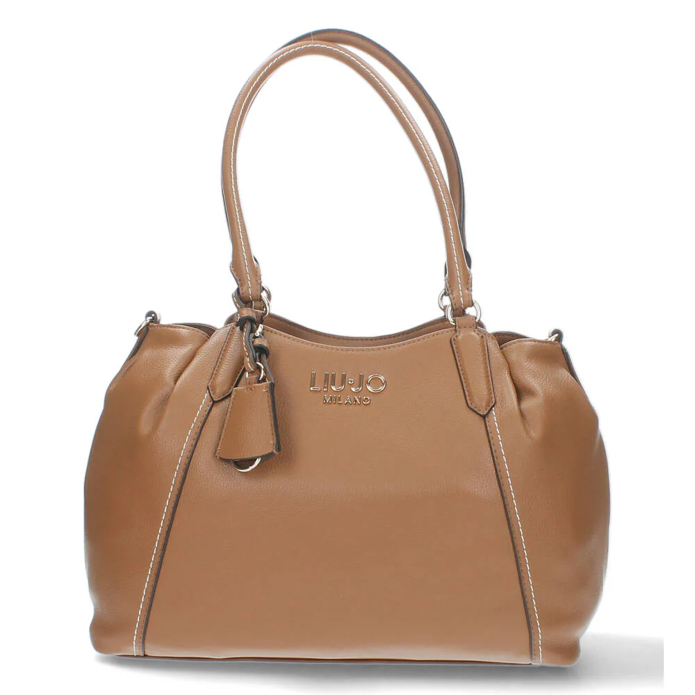 cognac handtas