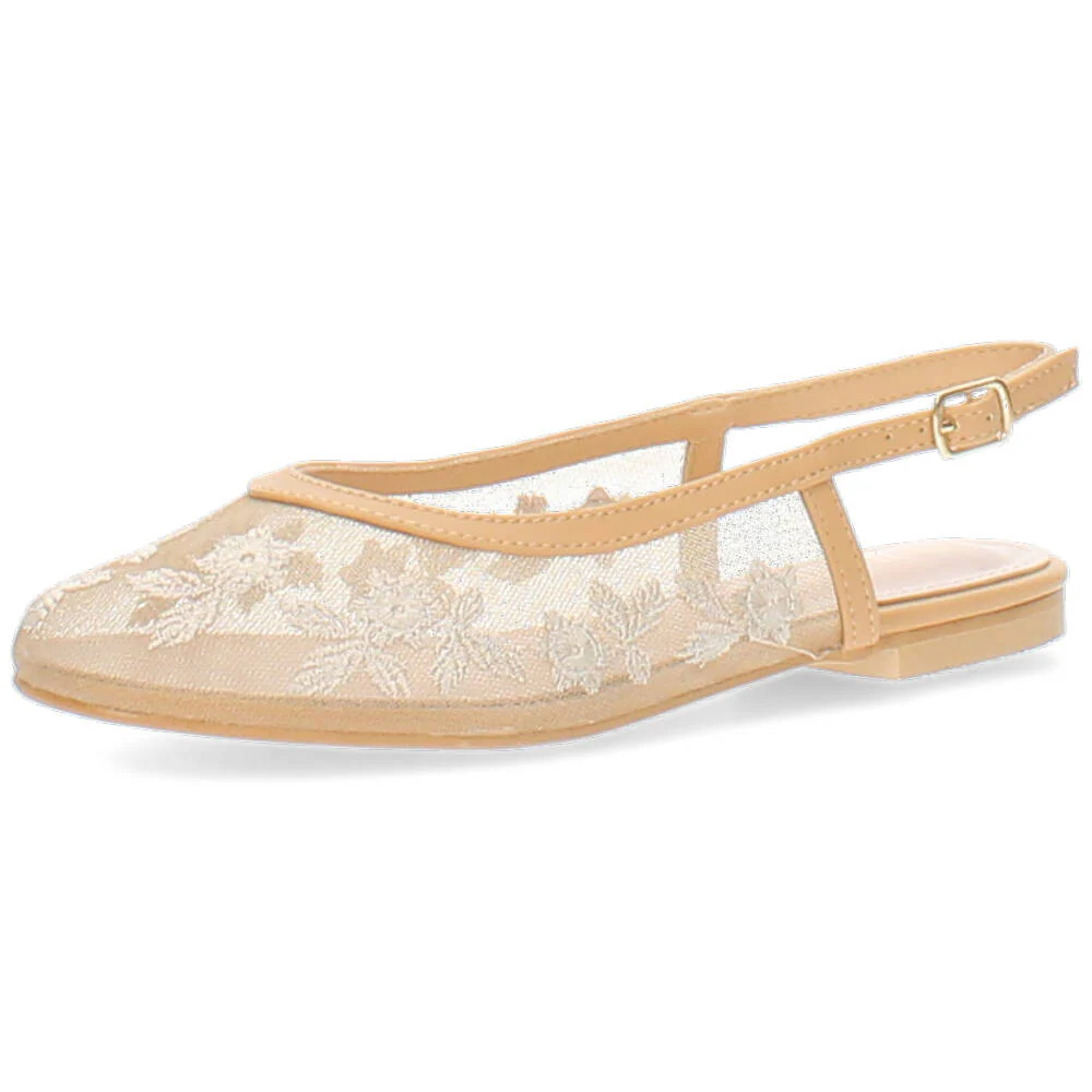 cognac slingback