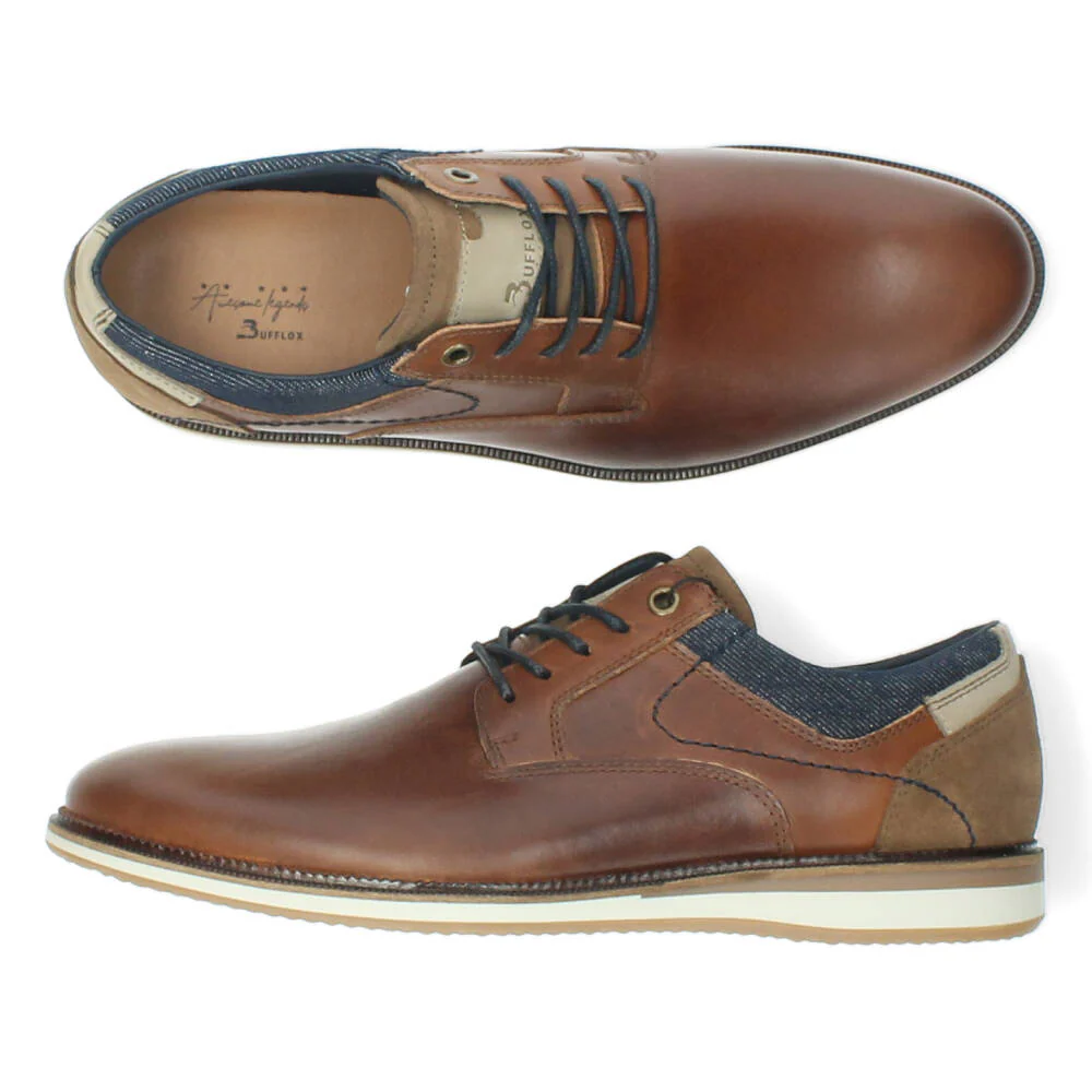 Cognac veterschoenen - Image 6