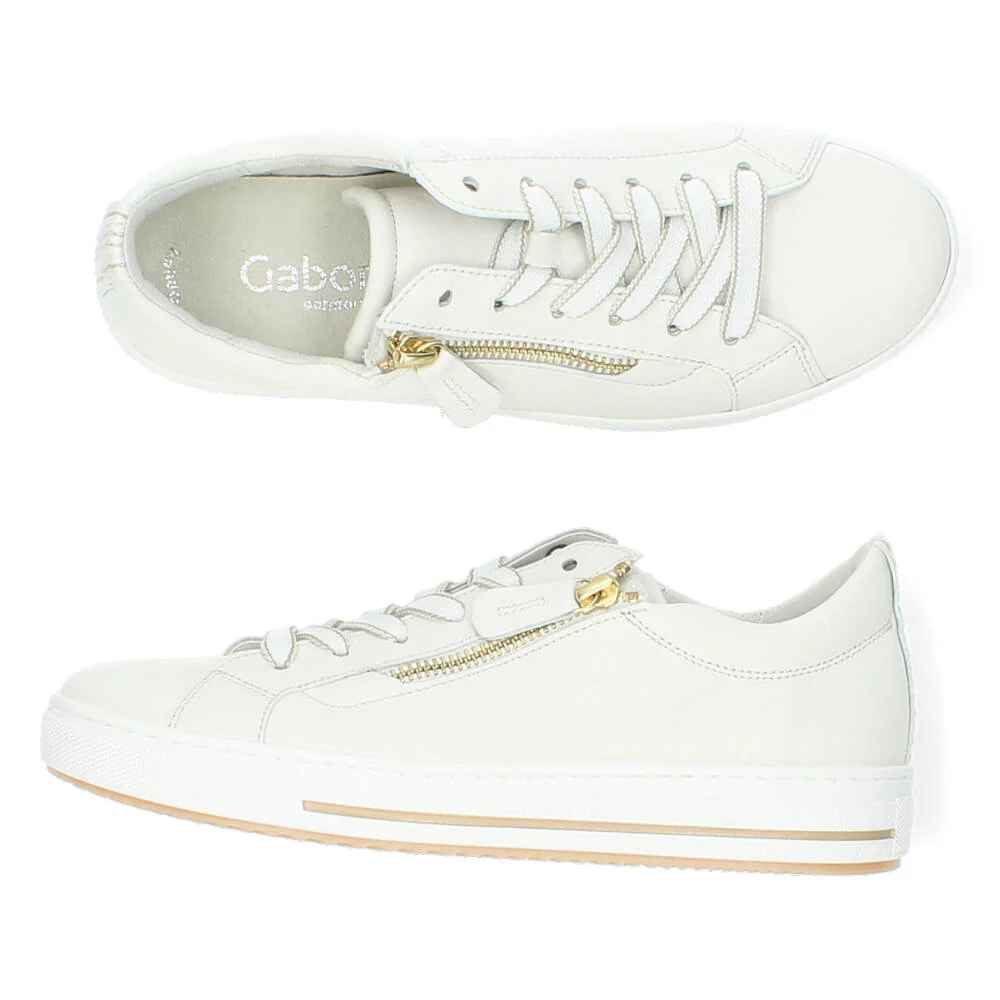 Crème kleurige sneakers - Image 6