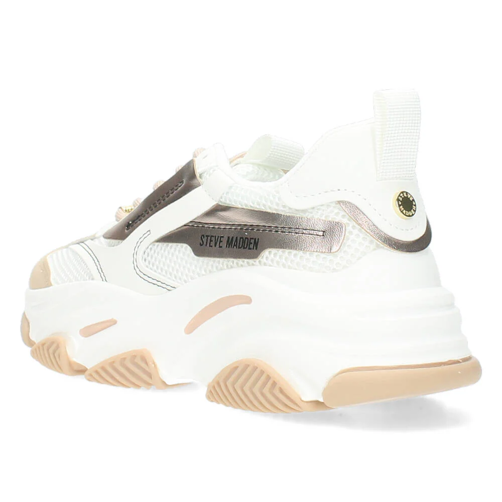 Crème kleurige sneakers - Image 2