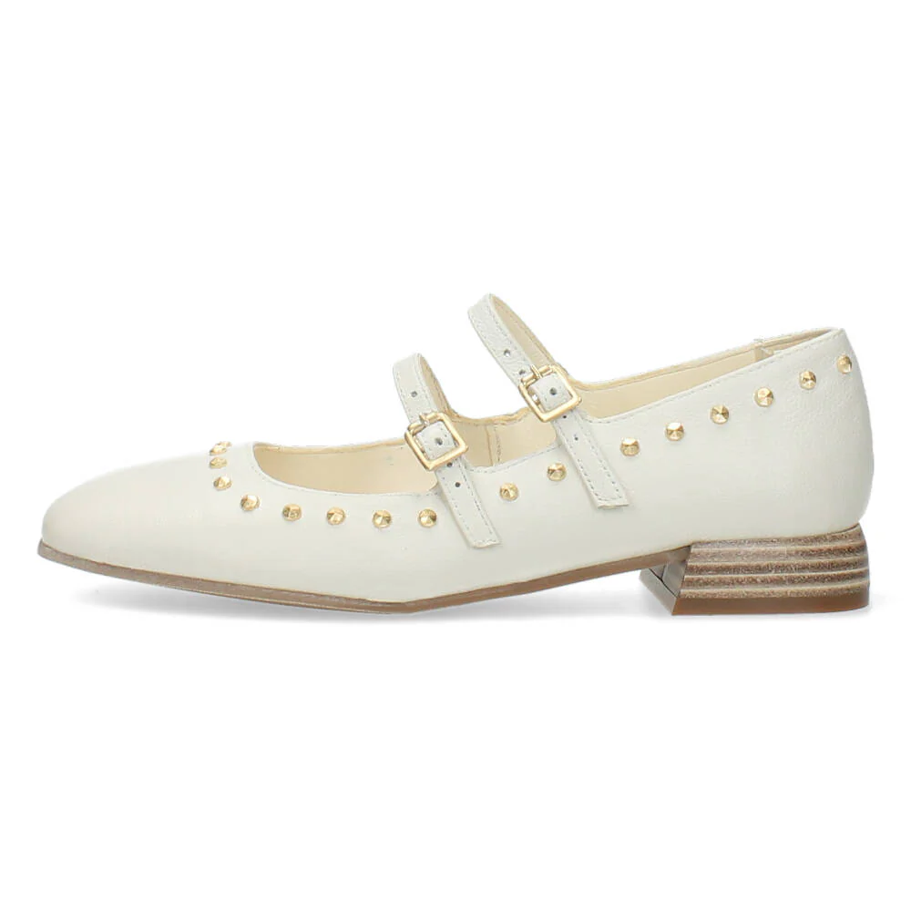 Ecru ballerina's - Image 5