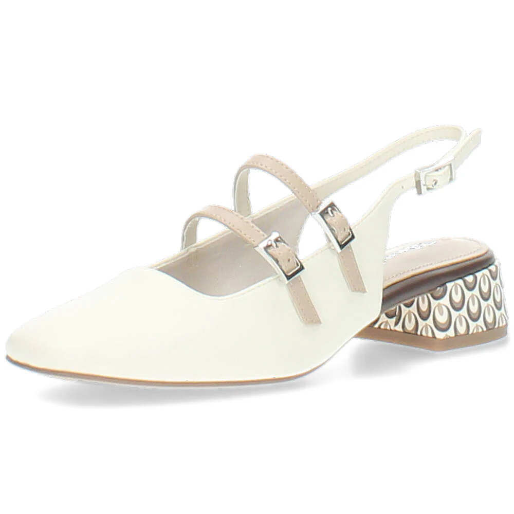 ecru slingback