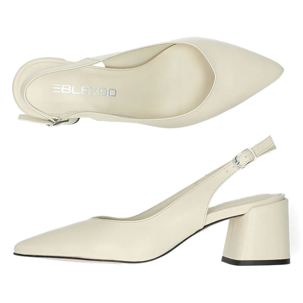 Ecru slingbacks - Image 6