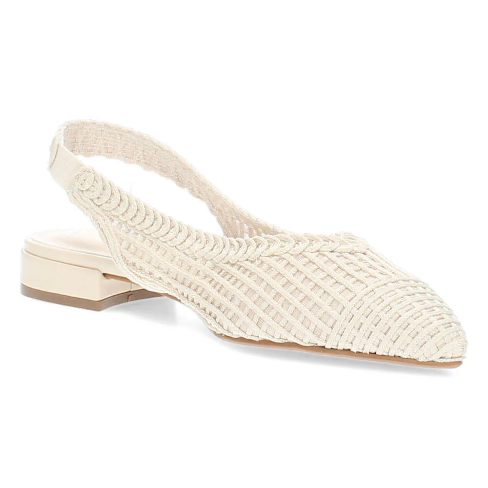 Ecru slingbacks - Image 4