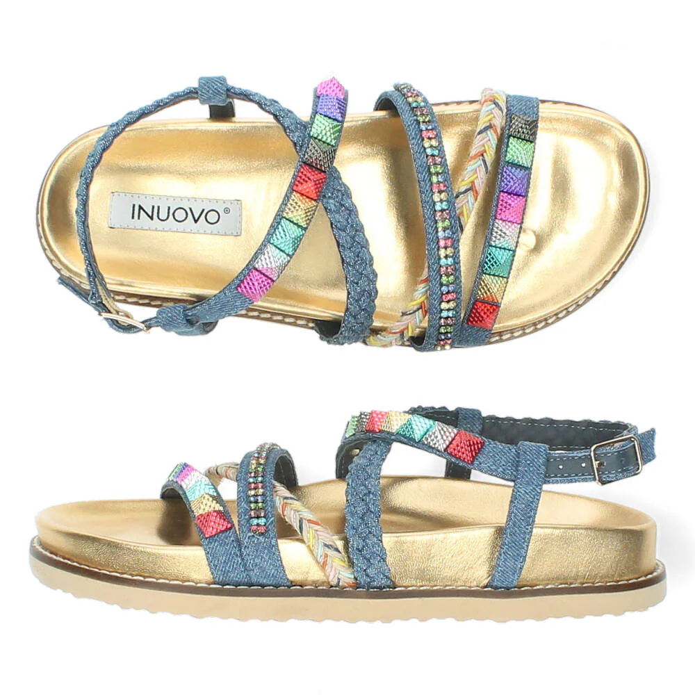Jeansblauwe sandalen - Image 6