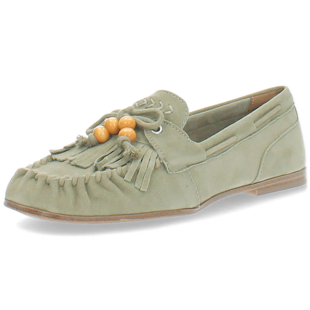 kaki mocassin