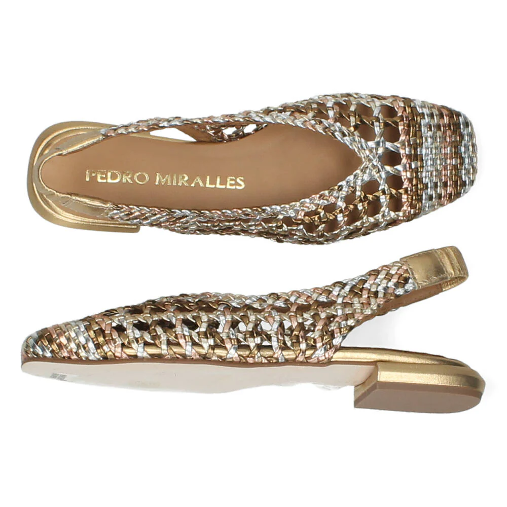 Metallic slingbacks - Image 6