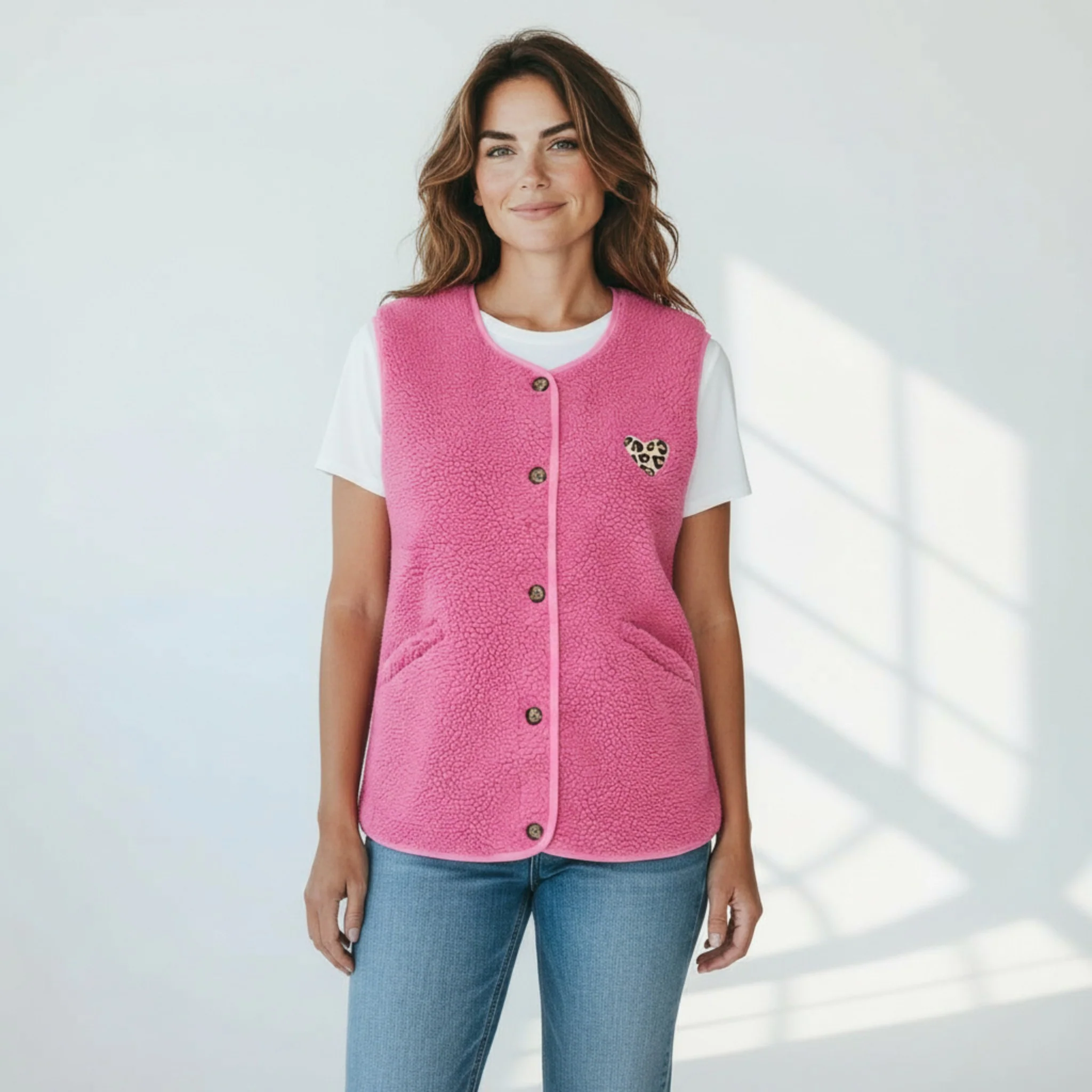 roze body warmer