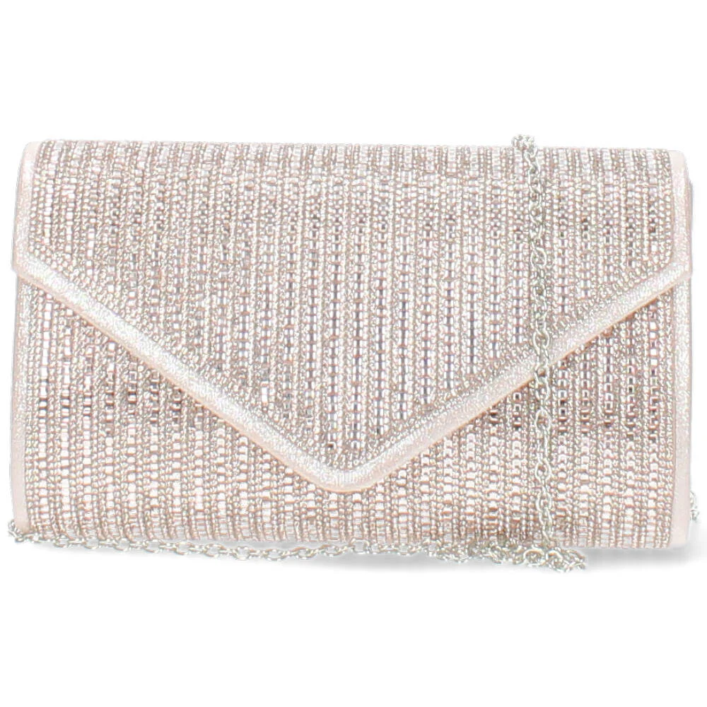 roze glitter handtas