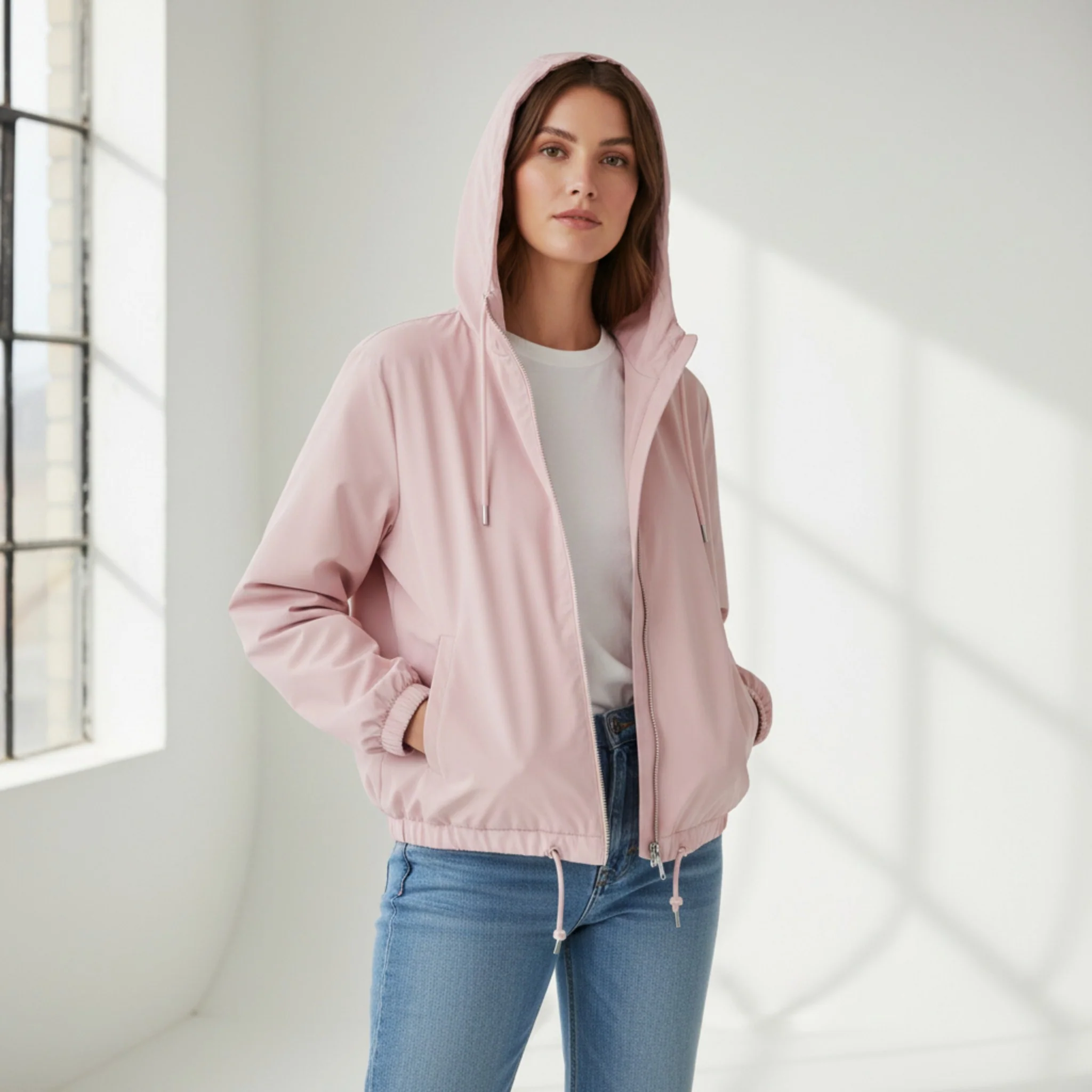 roze jas