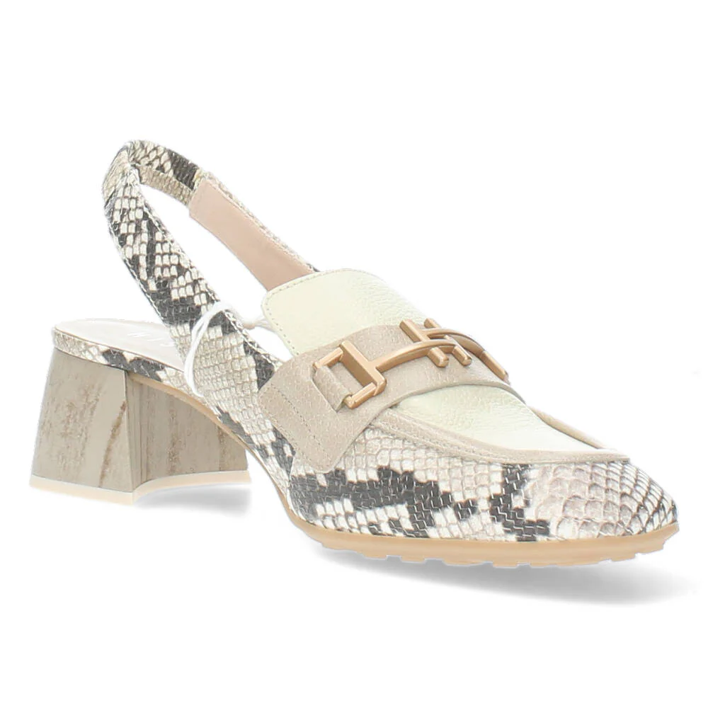 Slangenprint slingbacks - Image 4