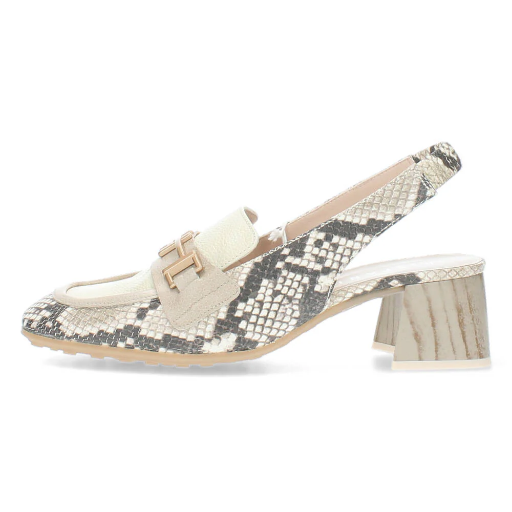 Slangenprint slingbacks - Image 5