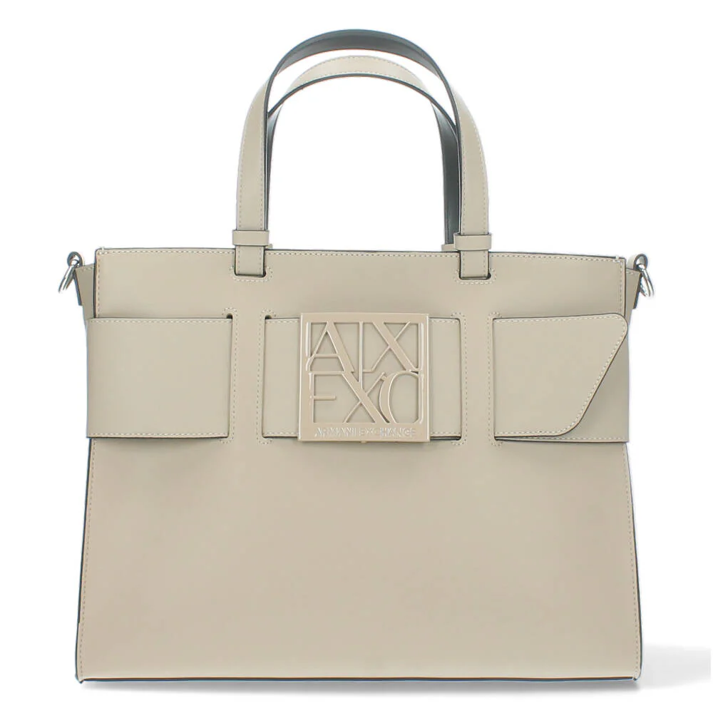 taupe handtas