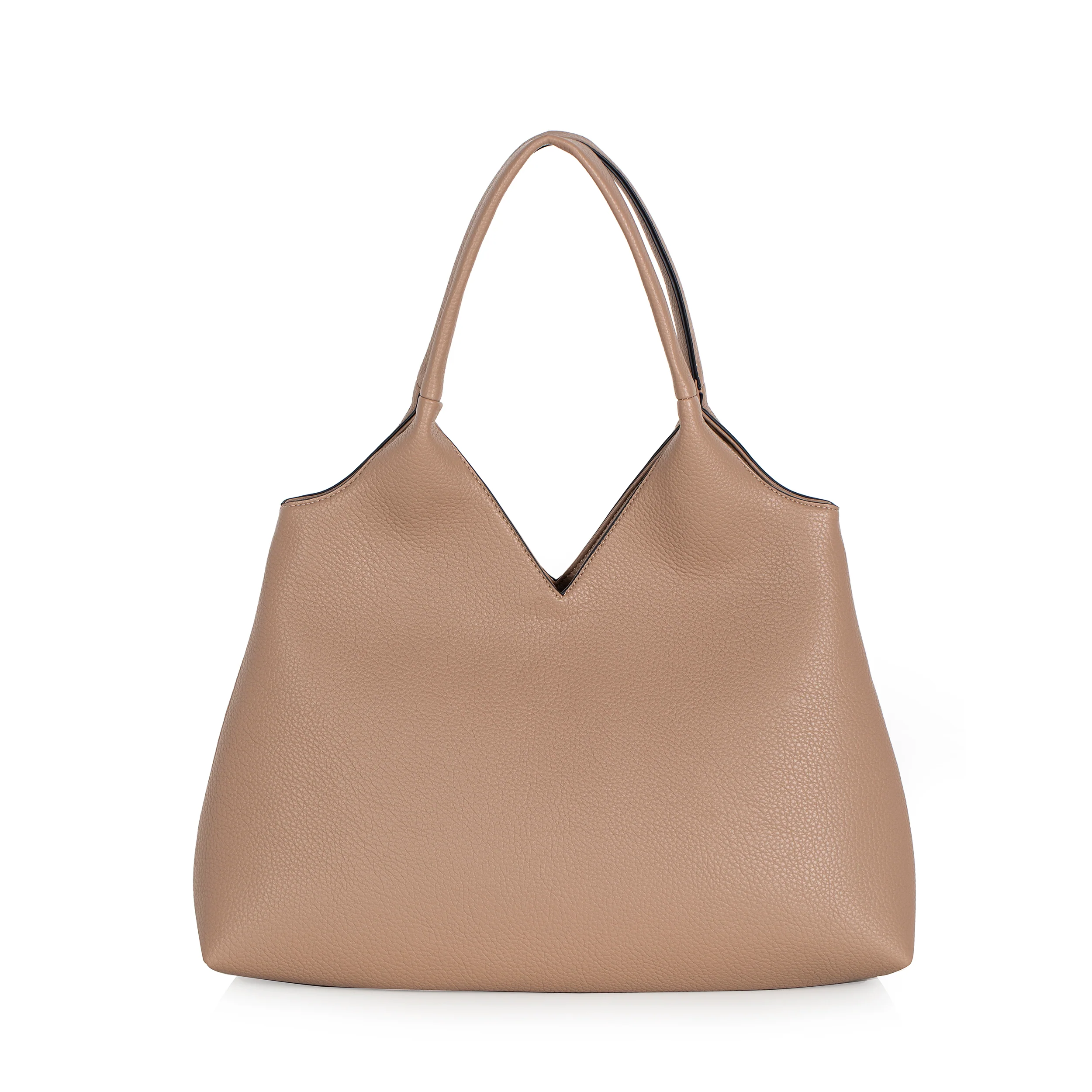 Taupe handtas - Image 2