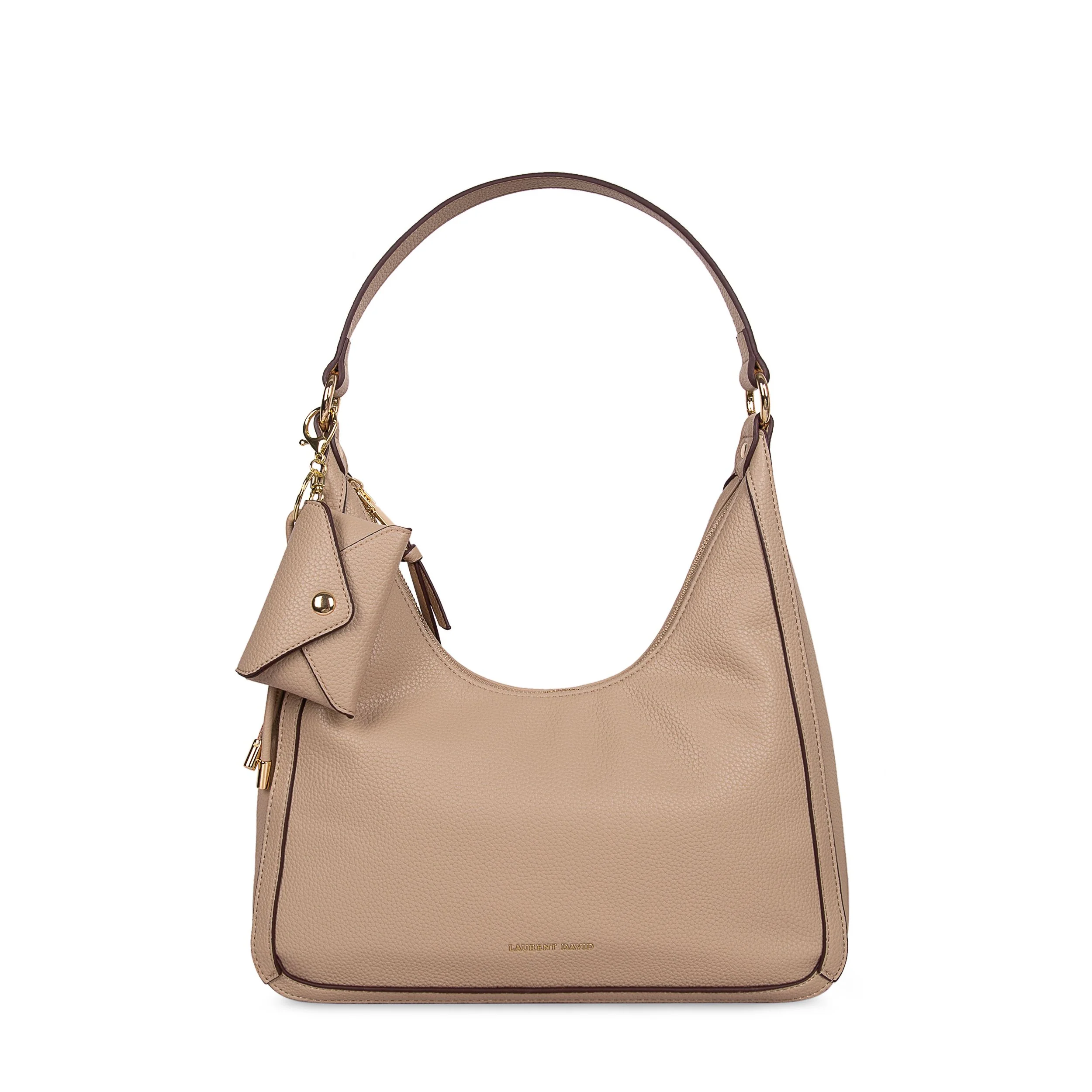 taupe handtas
