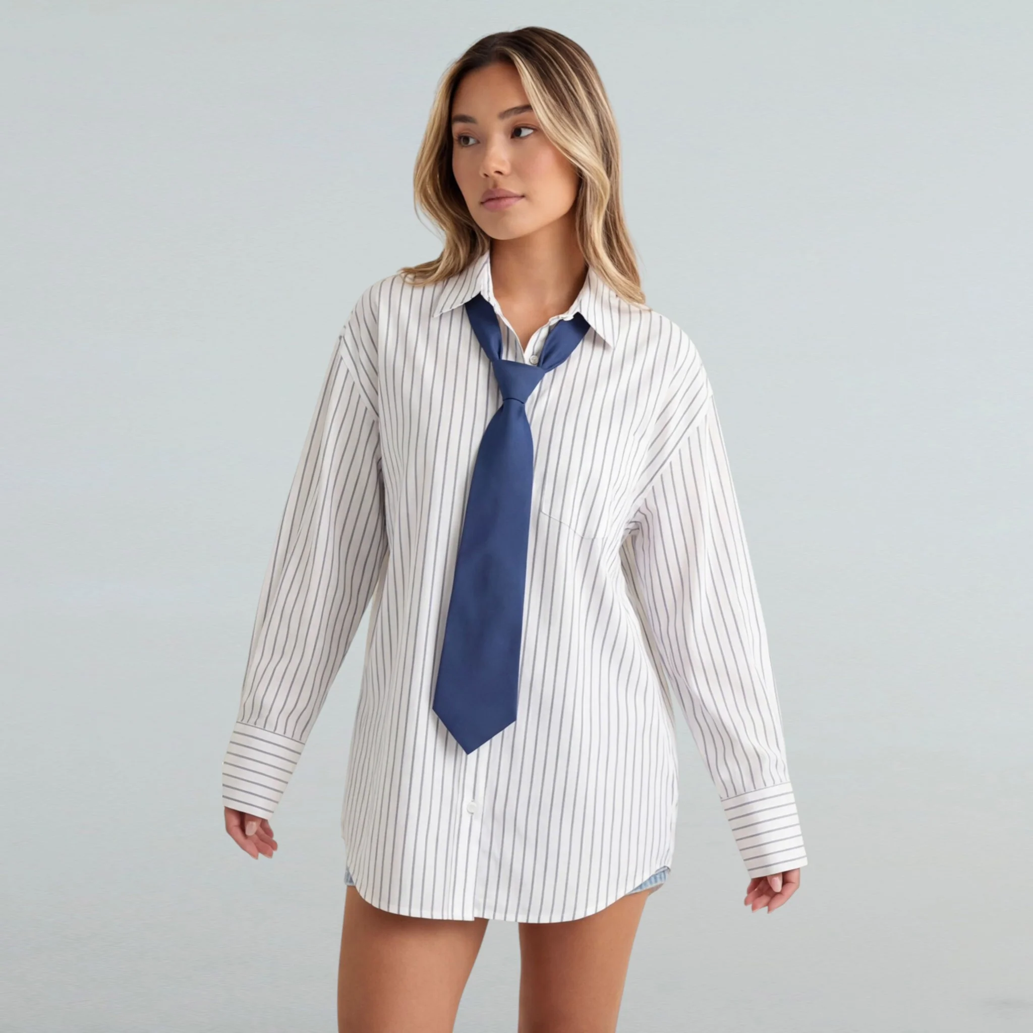 witte blouse