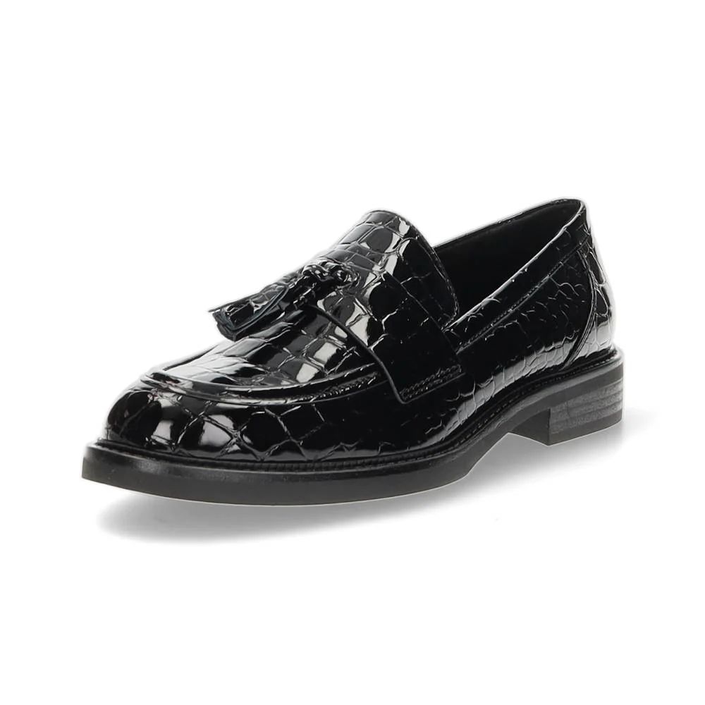 zwarte mocassin