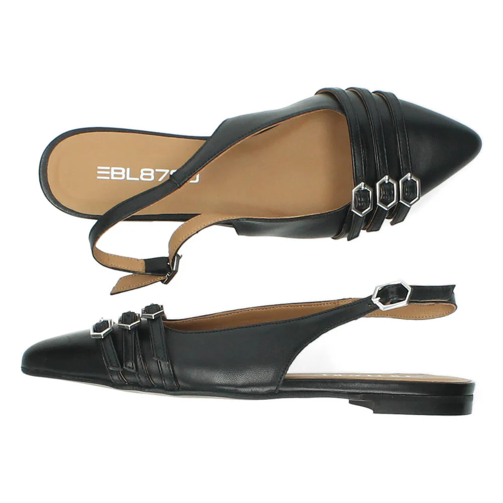 Zwarte slingbacks - Image 6