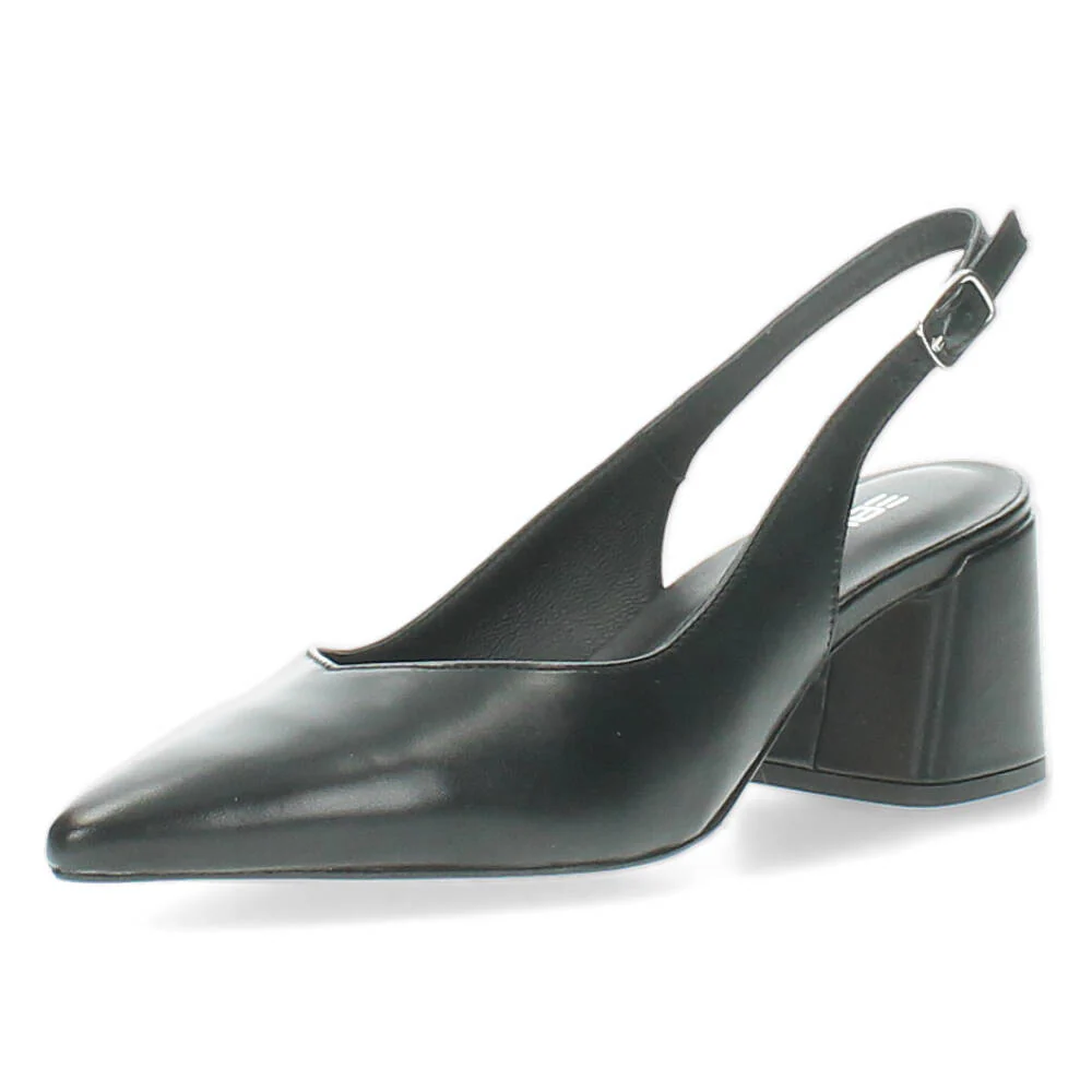 Zwarte slingbacks