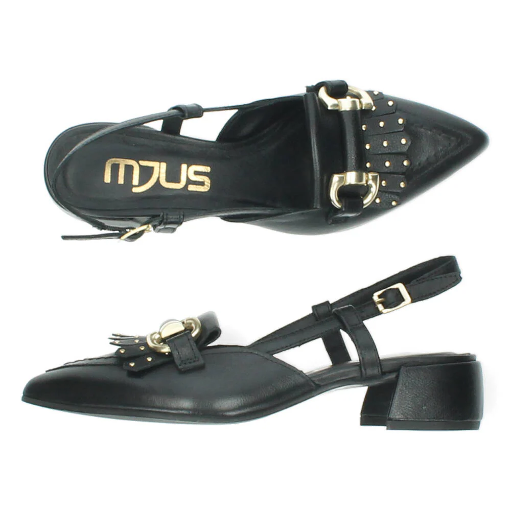 Zwarte slingbacks - Image 6