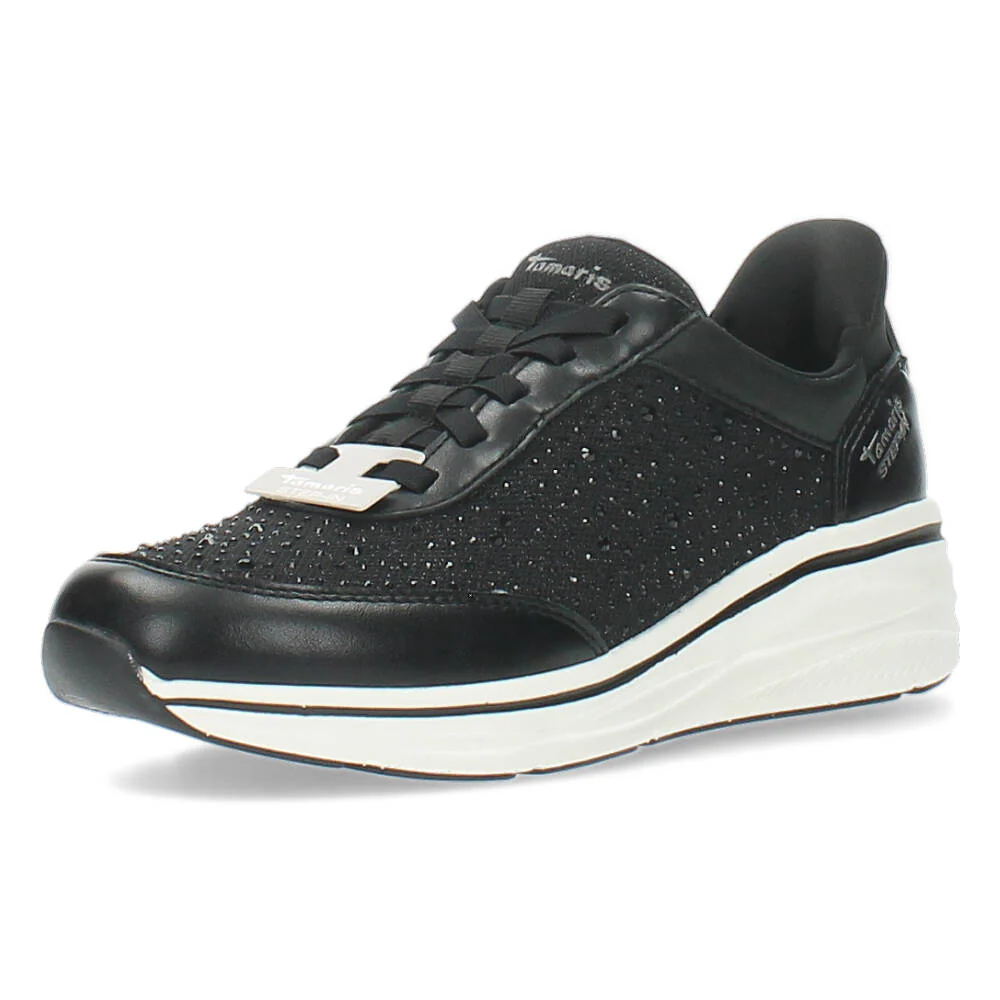 Zwarte slip-ons
